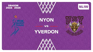 NL1 WOMEN I  Day 16 NYON vs YVERDON [upl. by Yetnom248]