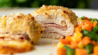 Baked Chicken Cordon Bleu [upl. by Aissatsana]