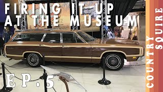 Firing It Up At The Museum 1970 Ford LTD Country Squire [upl. by Anitserp]