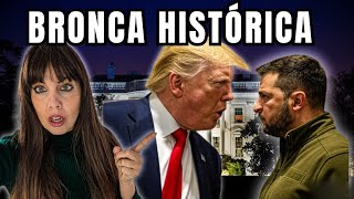 BRONCA HISTÓRICA ENTRE TRUMP ZELENSKY TRADUCIDA [upl. by Twyla537]