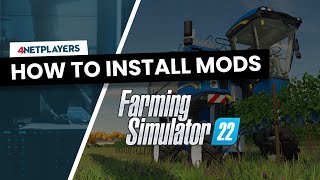 FS22 How to install mods [upl. by Llednik]