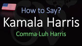 How to Pronounce Kamala Harris CORRECTLY [upl. by Atnek865]