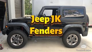 Remove and install Jeep JK fenders [upl. by Soilisav]