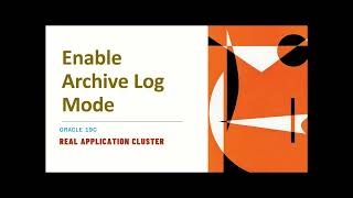 Oracle 19c RAC  Enabling Logging Mode [upl. by Noelyn]