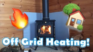 Installing a WOOD BURNER in my TINY HOUSE [upl. by Montagna]