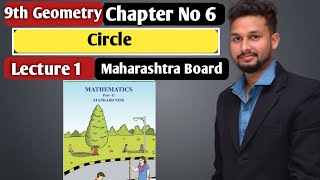 9th Geometry  Chapter 6  Circle  Lecture 1  Maharashtra Board [upl. by Kehoe505]