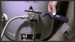 How to relight a water heater pilot light [upl. by Tania]