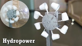 How to Generate Electricity from Water flow  Hydropower [upl. by Ahsatan]