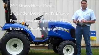 New Holland Boomer 24 Tractor [upl. by Sergu491]