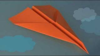 Como fazer um avião de papel origami [upl. by Dreddy]