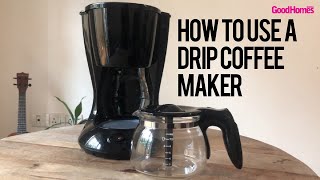 How To Use A Drip Coffee Maker [upl. by Adnuhsal966]