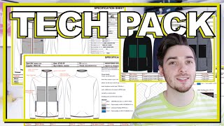 HOW TO LAYOUT TECH PACKS FOR FASHION technical drawings amp factory specifications for fashion design [upl. by Enirbas]