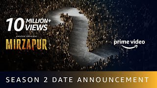 Mirzapur 2  Release Date Announcement  Amazon Original [upl. by Devan]