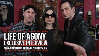 Life of Agonys Mina Caputo Talks Transgender Issues [upl. by Enoval620]