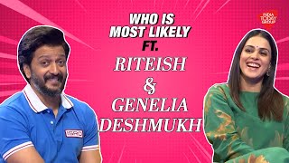 Who Is Most Likely Ft Riteish amp Genelia Deshmukh [upl. by Maire]