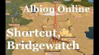 Albion Online  Caerleon to Bridgewatch fast almost safely [upl. by Aylward207]