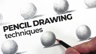 Pencil Drawing Techniques [upl. by Ahsad]