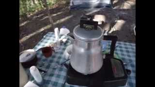 How to Make Coffee Using a Camping Percolator [upl. by Dnana]