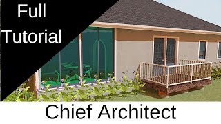 Chief Architect Full tutorial [upl. by Hardin]