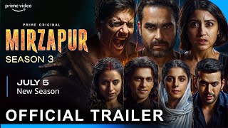 Mirzapur Season 3  Official Trailer  Pankaj Tripathi Ali Fazal Shweta Tripathi Rasika  Concept [upl. by Enrobyalc]