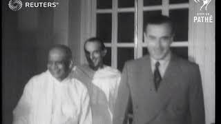 Lord Mountbatten at New Delhi talks 1947 [upl. by Anirpas735]