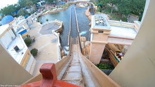 Journey to Atlantis 4K OnRide SeaWorld Orlando [upl. by Haikezeh]