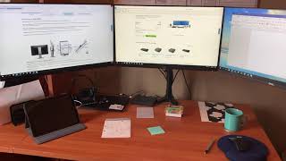 How to set up multiple Dell 24” Display Monitors using Dell Business Dock  WD15 with 180W adapter [upl. by Aizitel949]