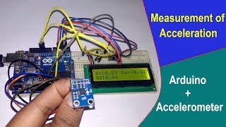 Acceleration Measurement with Accelerometer and Arduino [upl. by Favata]