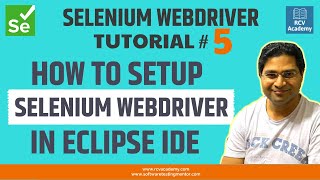 Selenium WebDriver Tutorial 5  How to Setup Selenium WebDriver in Eclipse IDE [upl. by Janine]