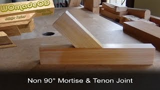 Mortise and Tenon  Angled Components [upl. by Souvaine]