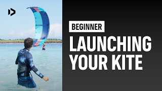 BEGINNER  Launching your kite  Duotone Academy [upl. by Willman]