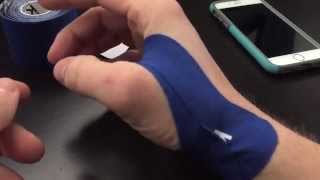 Texting Thumb Pain Relief with KT Tape [upl. by Franckot]