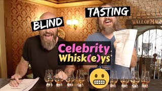 Whiskey Expert BLIND TASTE TESTS Celebrity Whiskeys [upl. by Fortier722]