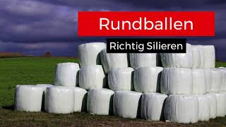 Grassilage Richtig Silieren in Rundballen [upl. by Aristotle]