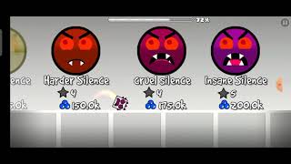 all the difficulty faces in geometry dash [upl. by Bardo641]