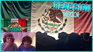 ARGENTINOS REACCIONAN A Mexsor  Mexicanos al grito de guerra  Vídeo Oficial [upl. by Adnhoj]