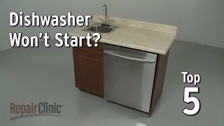 Dishwasher Won’t Start — Dishwasher Troubleshooting [upl. by Eeuqram456]