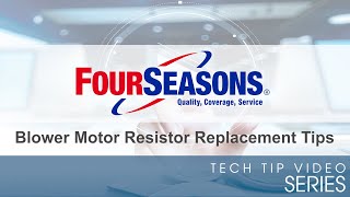 Blower Motor Resistor Replacement Tips [upl. by Gascony]