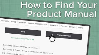 How To Find Your Product Manual [upl. by Collimore]