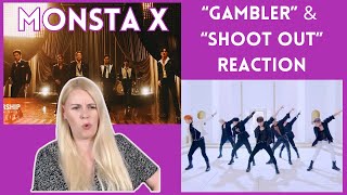 MONSTA X quotGamblerquot amp quotShoot Outquot Reaction [upl. by Ecirtemed]