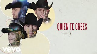 Calibre 50  ¿Quién Te Crees Lyric Video [upl. by Enyalb]