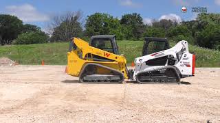 Wacker Neuson Head2Head ST31 vs T590 Pushing Power [upl. by Yornek]