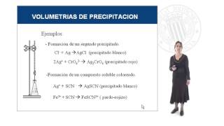 Volumetrías de precipitación   UPV [upl. by Sherborn]