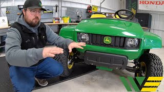 John Deere TX 4X2 Gator Walkaround and Product Overview [upl. by Eicak586]