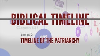 2 Timeline of Patriarchy  Biblical Timeline [upl. by Morganica]