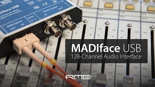 128Channel RME MADIface USB Audio Interface Overview [upl. by Hiltan]