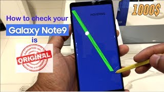 How to check your Samsung is Original  Galaxy Note 9Note 8 S9 S8 [upl. by Esinet]