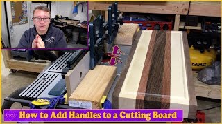 Routing Handles into a Cutting Board Using a Router Table [upl. by Euell955]