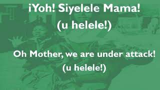 Sarafina  Siyelele Mama Sechaba Lyric Video [upl. by Amick]