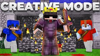 I Got CREATIVE MODE in Minecraft Bedwars [upl. by Gruver524]